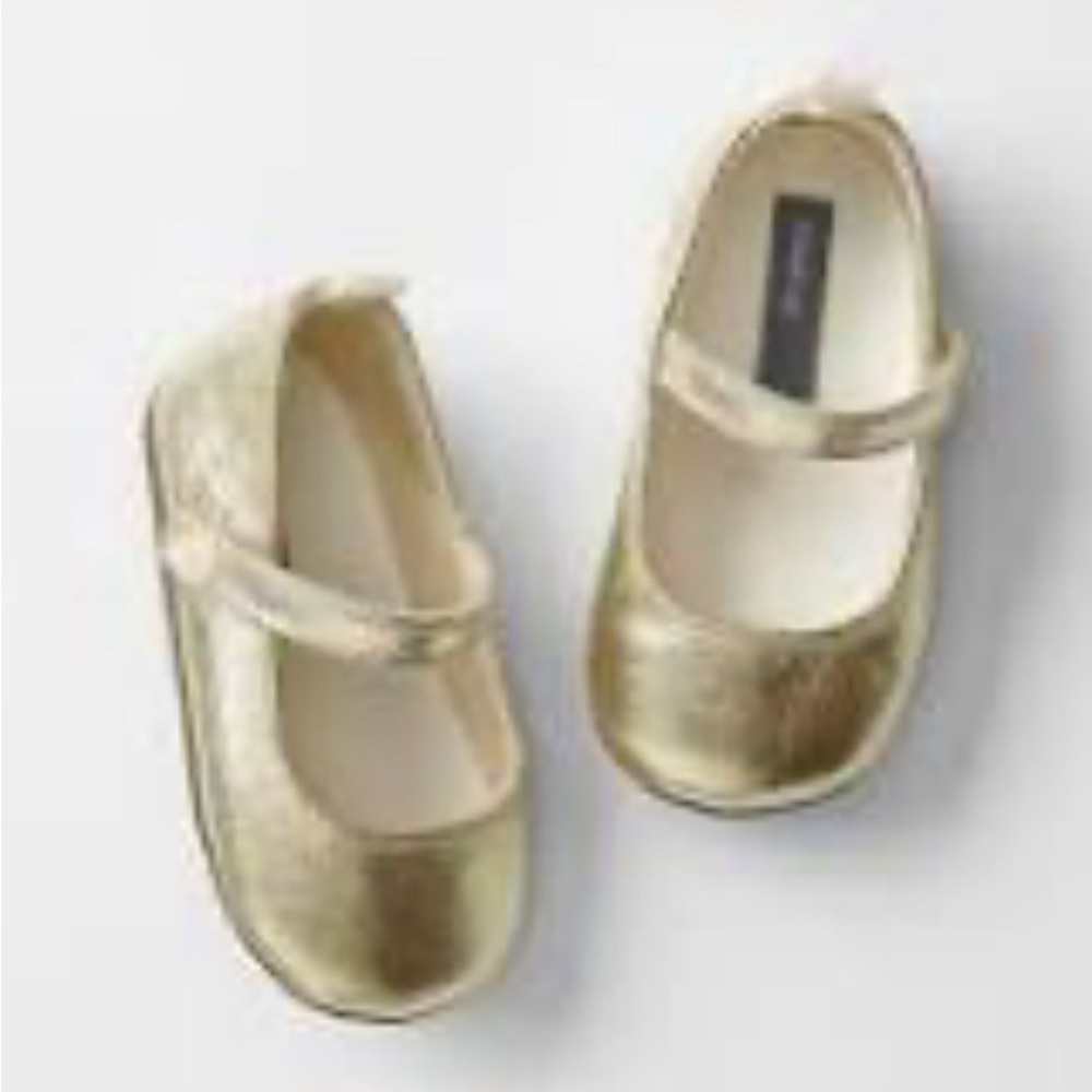Baby Gap Metallic Gold Maryjane